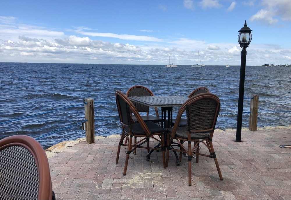 Sensational seating on the water at Sundowners in Key Largo Florida