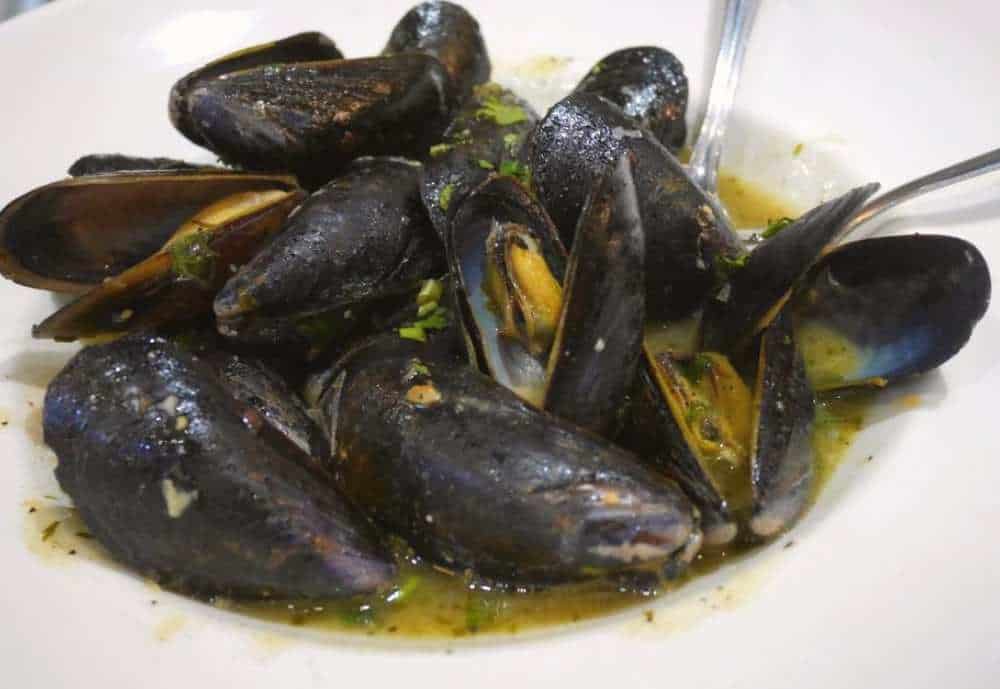 Mussels at Urban Crust, best places to eat in Plano TX