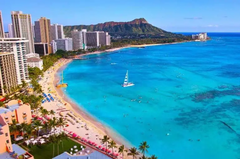 Beautiful beach, one of the top fun things to do in Hawaii