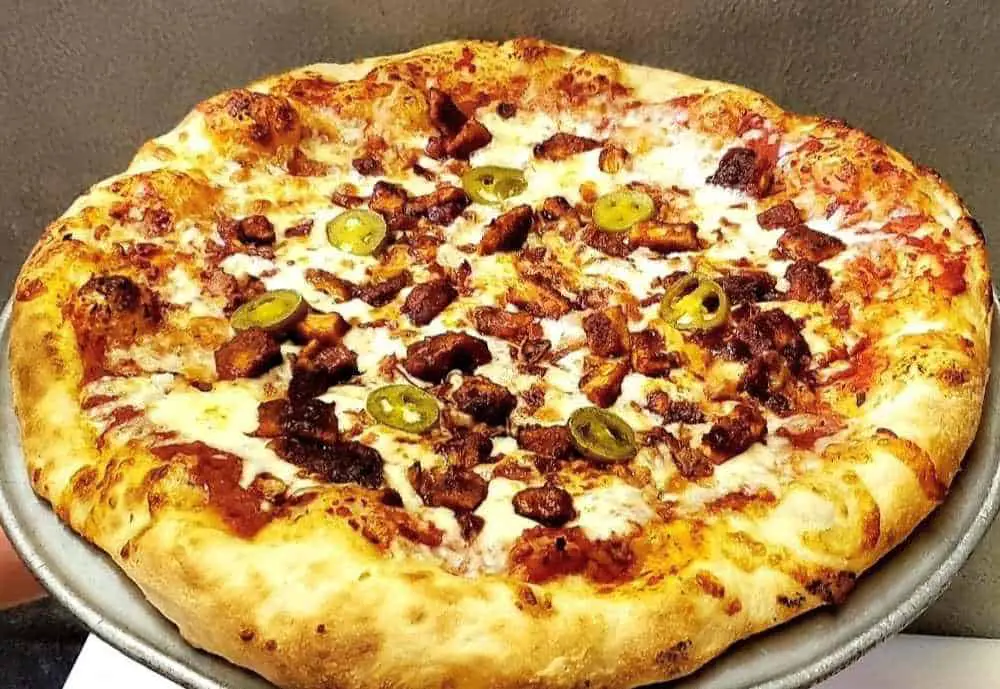 Spicy BBQ, bacon, jalapeno and onion pie. , best pizza in Panama City, FL
