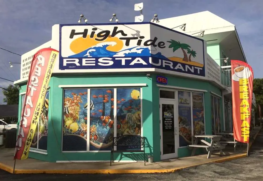 High Tide Restaurant, best breakfast in Key Largo, Florida