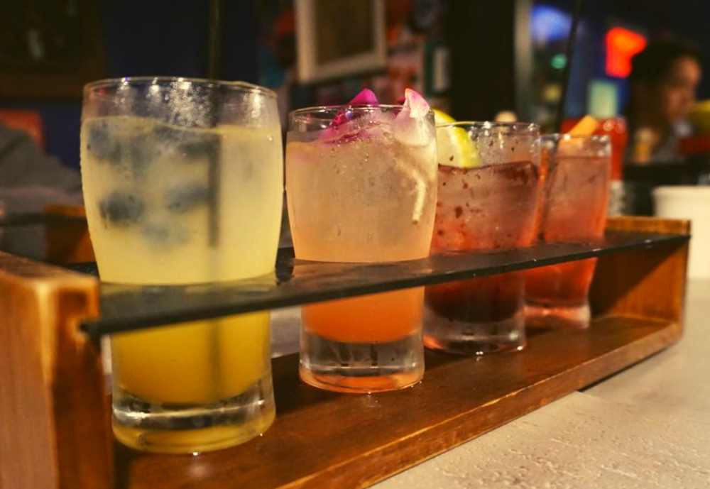 Mimosa flight at The Friendly Toast, Best breakfast in Boston MA