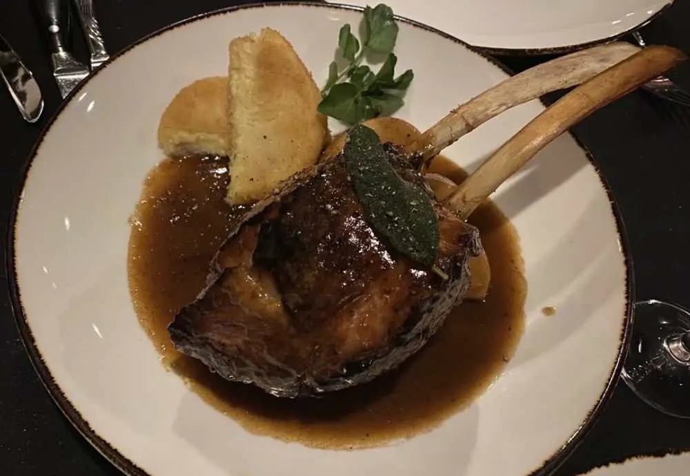 Veal chop at Christini's Ristorante in Orlando Florida, best italian in Orlando Florida