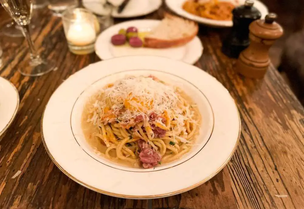Carciofi Crudi at Olio e Piu Italian Restaurant in Manhattan, New York