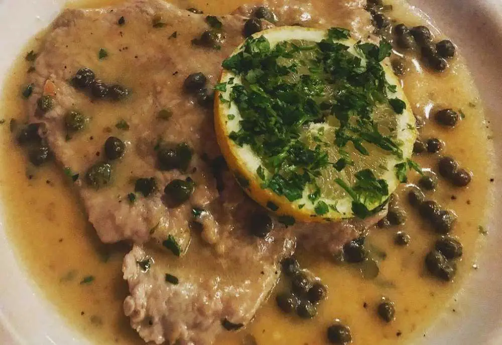 Scaloppine Piccata at La Terrazza in Tampa Bay, Florida