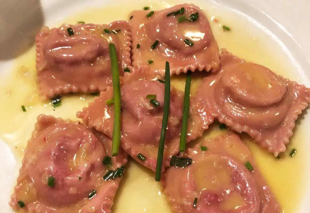 Ravioli ai Funghi e Bietola, andiamo ristorante, austin, texas
