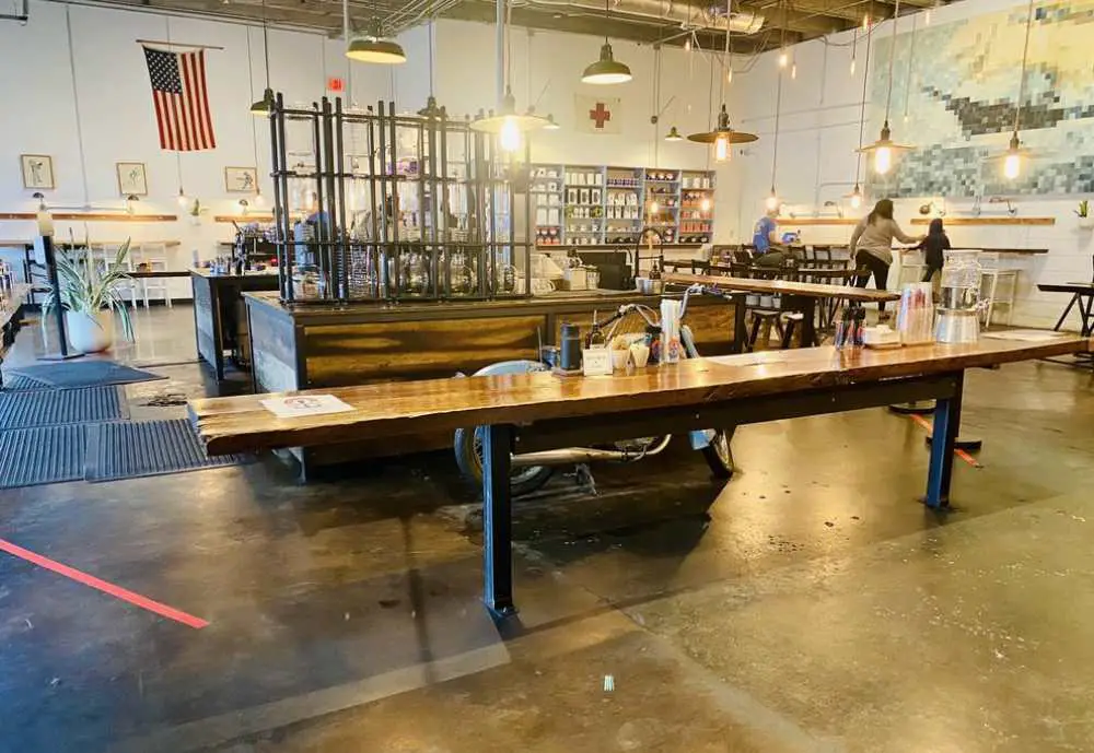 Inside of Barista Parlor in Nashville Tennessee