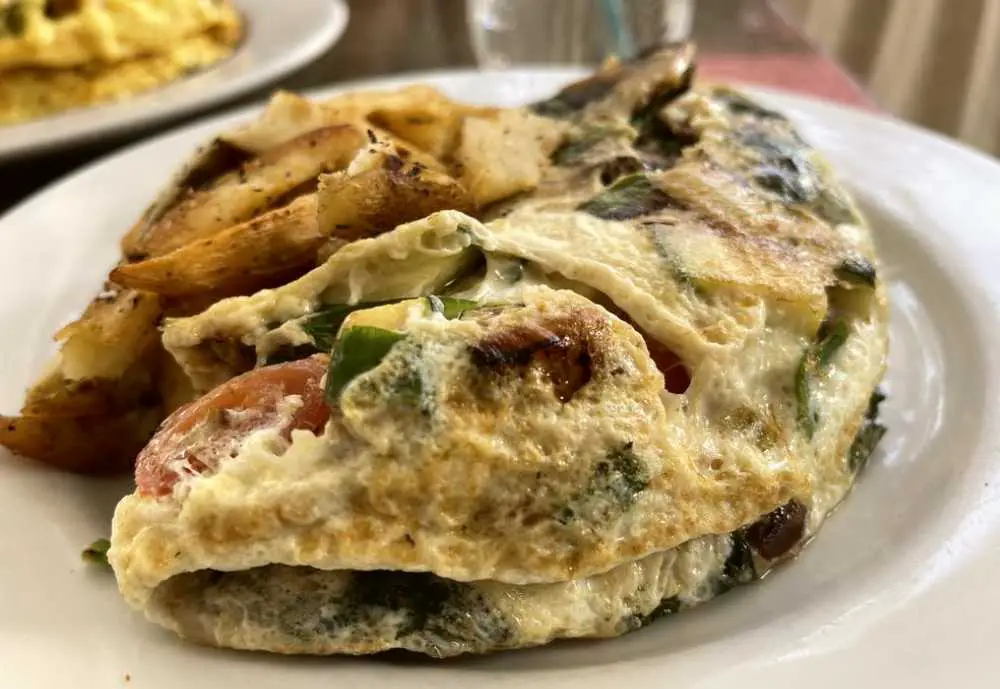 The Harvest Omelet at The Bee and the Biscuit in Virginia Beach, Virgina