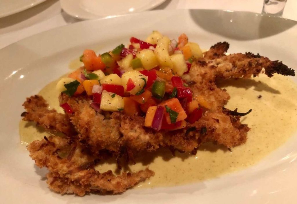 Coconut Crusted Soft-shell Crab at Bottagra Restaurant in New Jersey