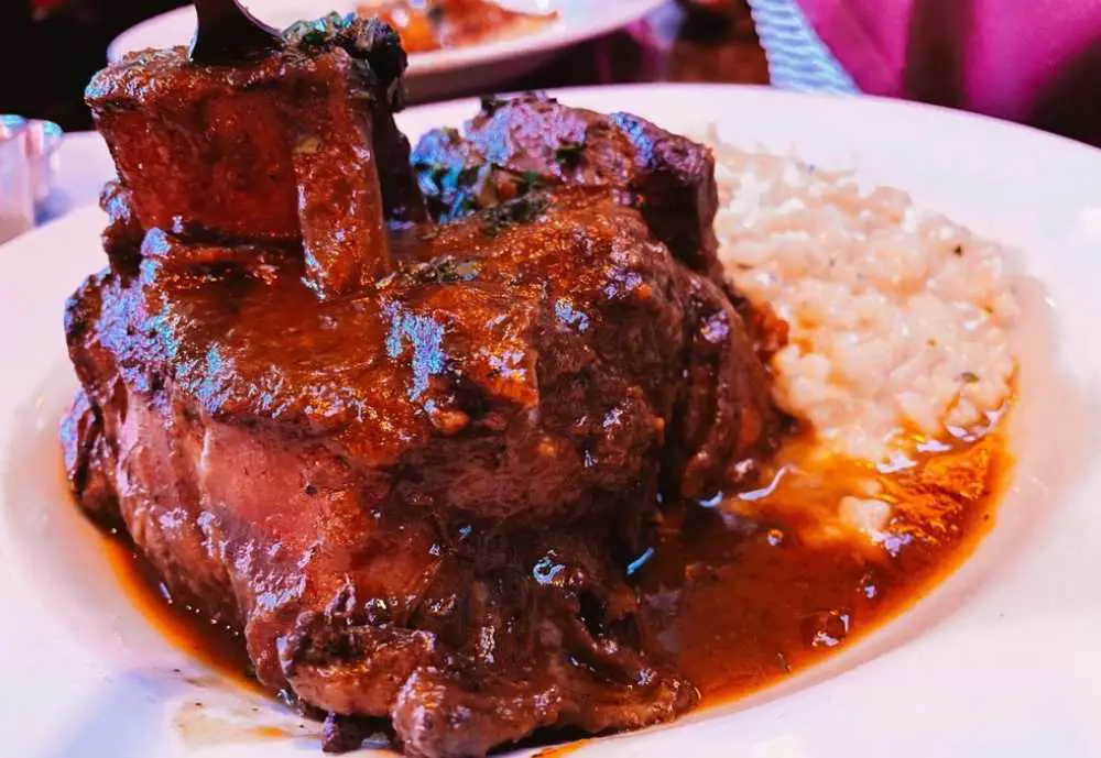 Osso bucco at Casa Di Amore in Las Vegas, Nevada, best Italian in Las Vegas