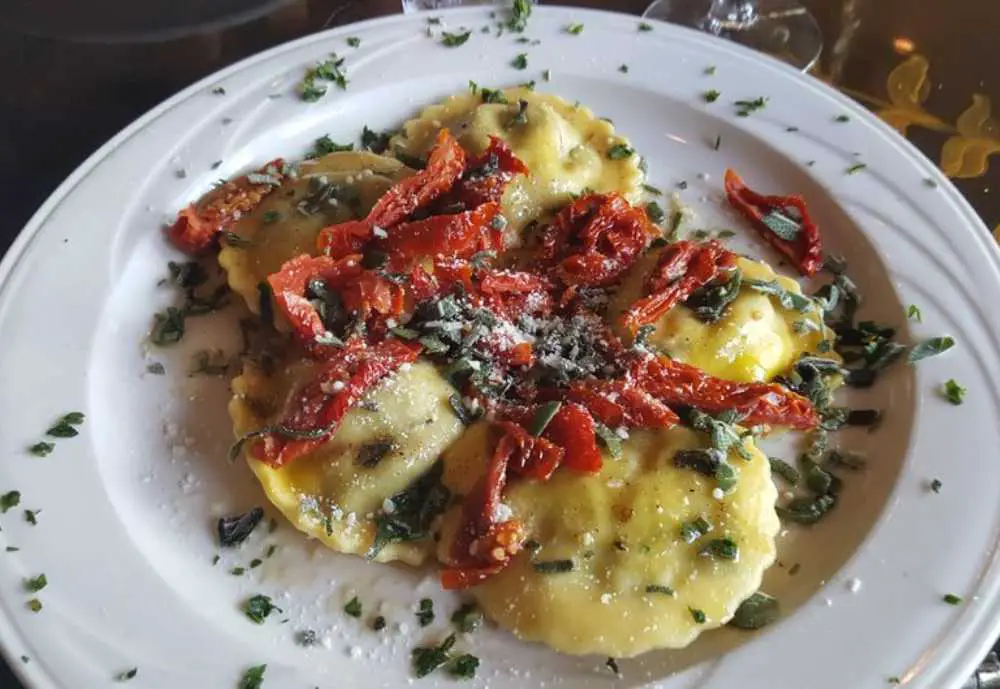 Mushroom Gnocchi at Dalesio's of Little Italy in Baltimore, maryland