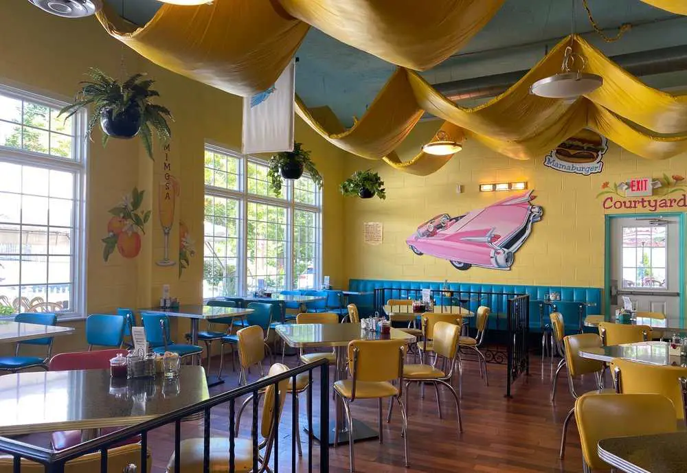 Interior of Good Morning Mama's in Indianapolis, Indiana