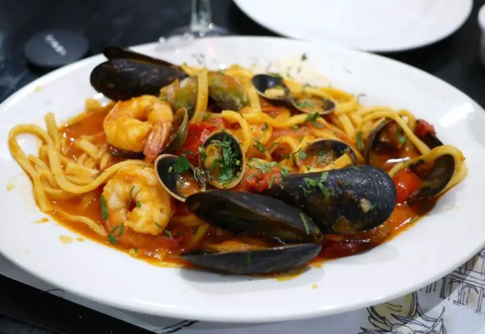 SCIALATIELL ALLO SCOGLIO at il Canale Italian Restaurant in Washington DC