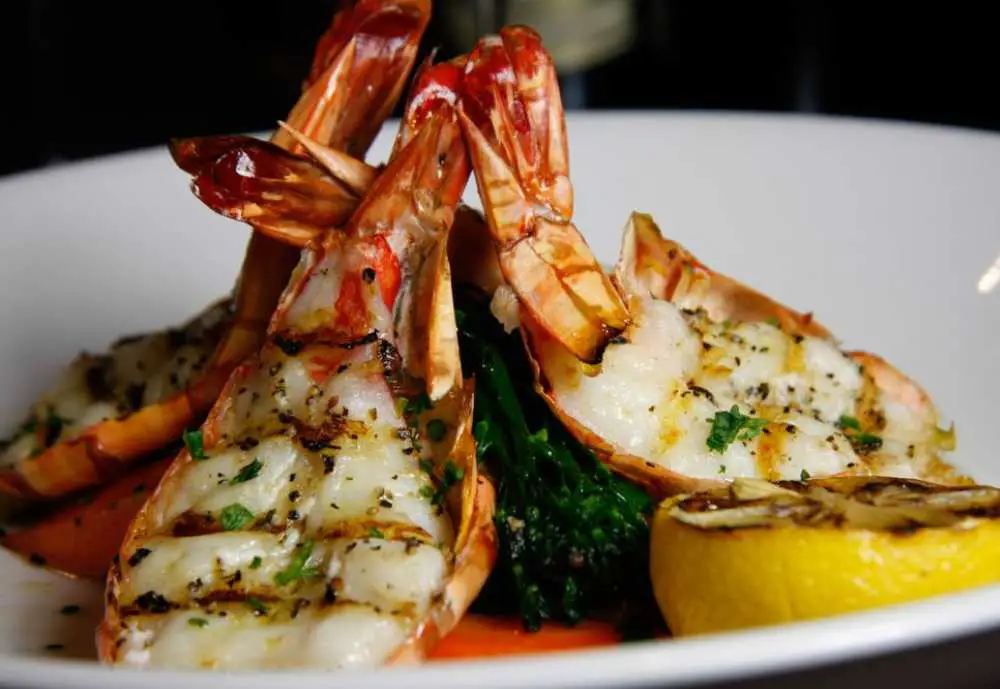 Grilled shrimp at Spiga Cucina in Scottsdale