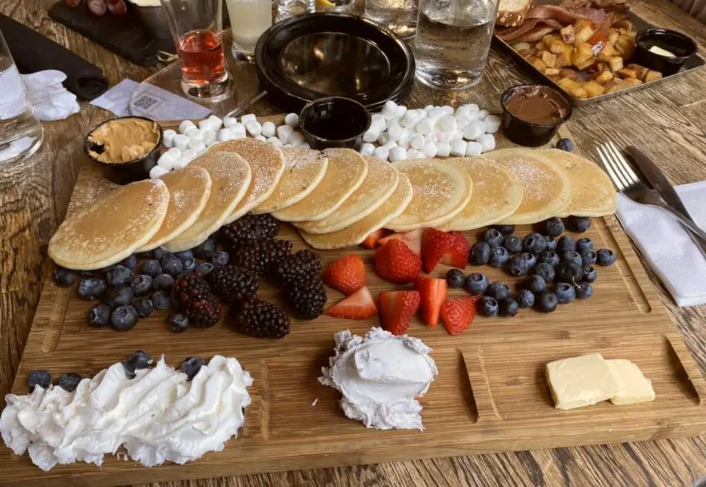 The pancake board at The Lola in Glendale Arizona