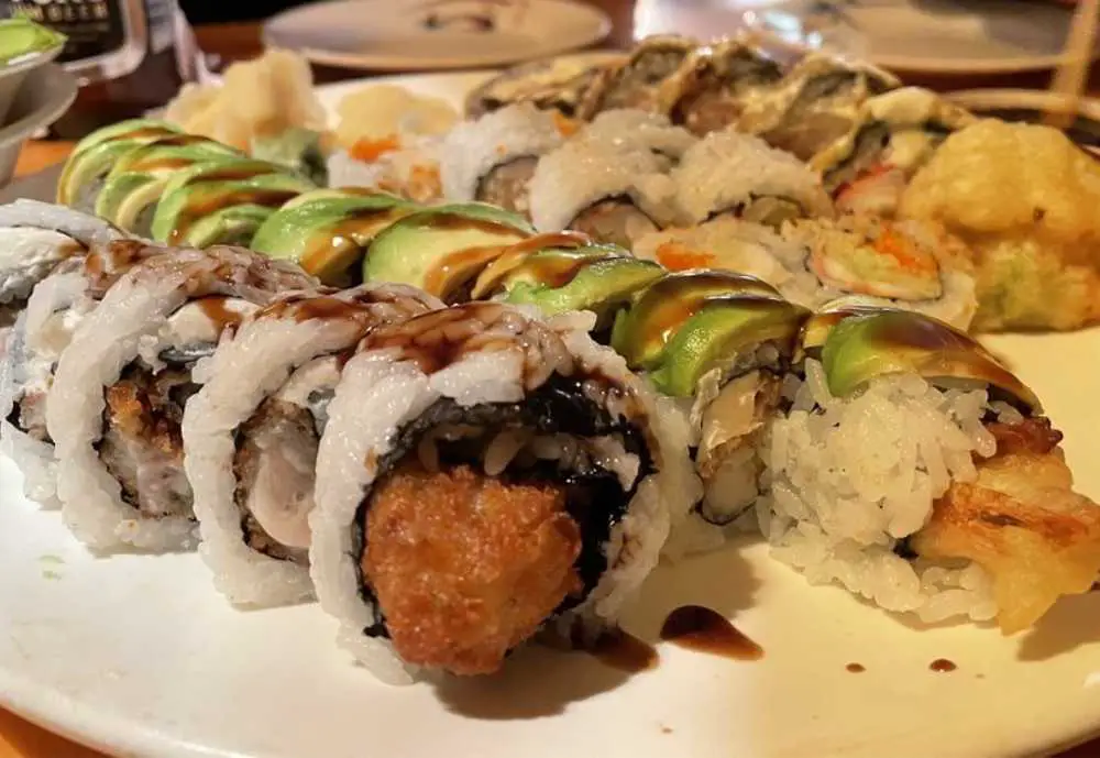 Sushi at Samurai Sushi in Nashville TN