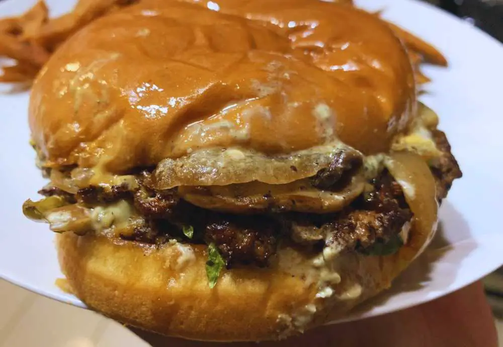 The Arthur Ashe Boulevd Burger at Capital Burgers & Dogs in Richmond, Va. Best burgers in Richmond
