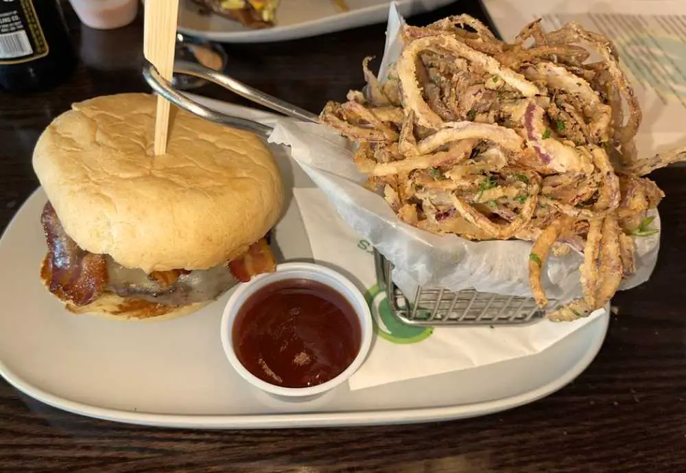 The BBQ Bacon Burger at Wahlburgers in Huntsville, Alabama