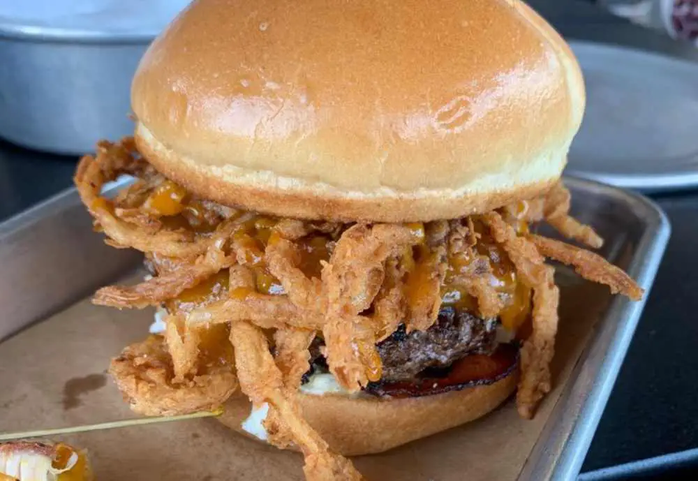 bbq burger at Charred Burger + Bar in Omaha Nebraska