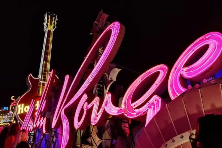 Neon museum in Las Vegas