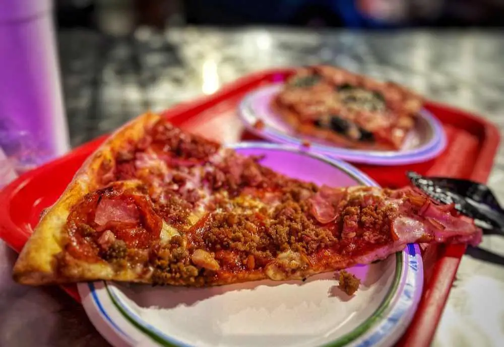 a slice of pizza from Biggie's Pizza 5 Point in Jacksonville, FL