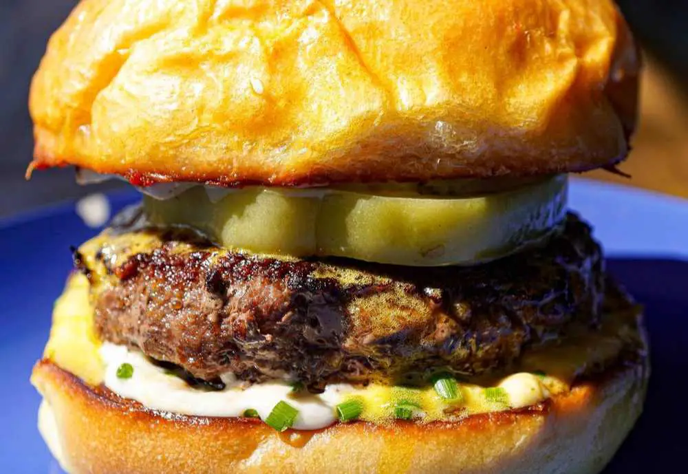 wagyu burger at Coney Burger in Miami, Florida