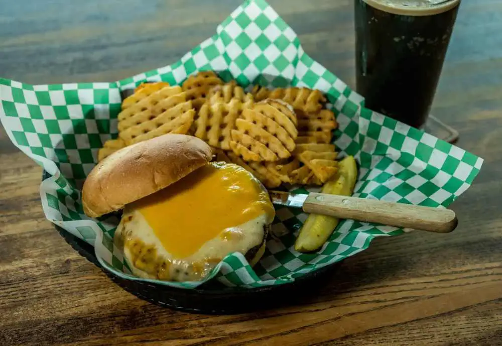 The Ultimate Cheese Burger at Blarney Stone in Fargo, North Dakota