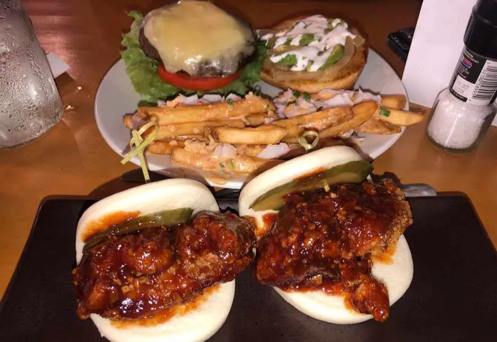 California Burger, Crab Rangoon Loaded Fries & Bao Buns at InDemand in Winston-Salem, NC