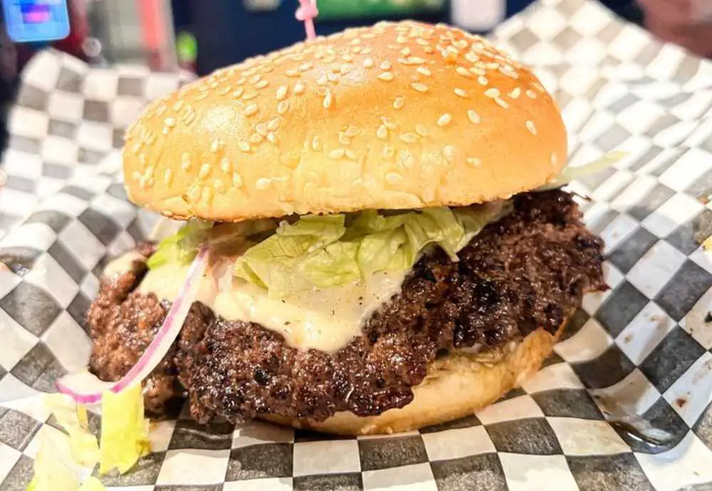 The Old Dutch Burger at Heff's Burger Bar in Winston-salem, NC