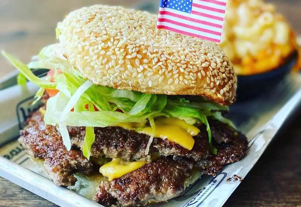 The Barburger at Heavy's Barburger in Charleston, South Carolina