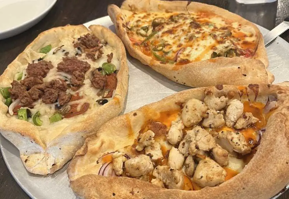 pizza boats at Zito! in Winston Salem, NC