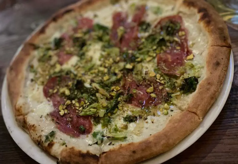 Belgio dolce pizza at Fat Olives in Flagstaff, Arizona