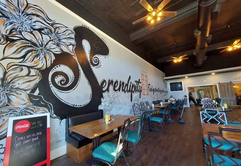 inside of Serendipity at the Orange Door in Somerset, Kentucky