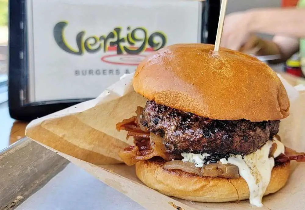 Triple Throw Down Burger at Vertigo Burger in Tallahassee, Florida