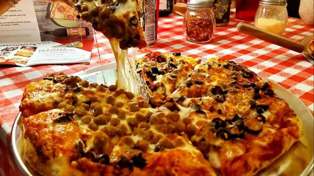 An incredible pie from Danny Mac's. Definately some of the best pizza in Louisville.