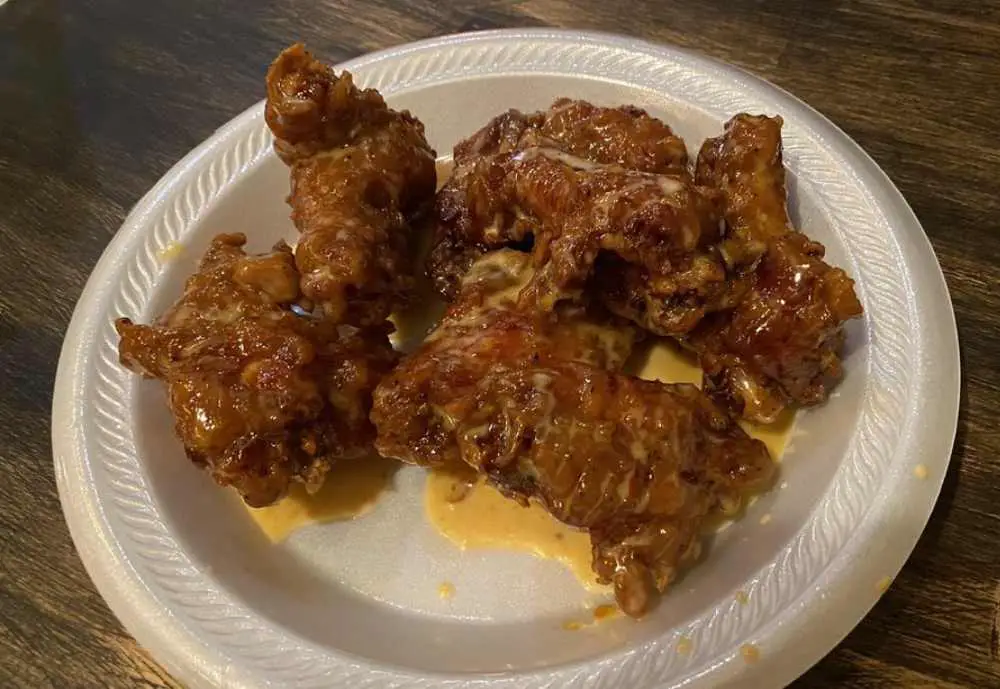 wings at Aggie's Grill Station in Raleigh NC