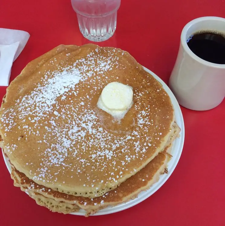 pancakes at Band Box Diner