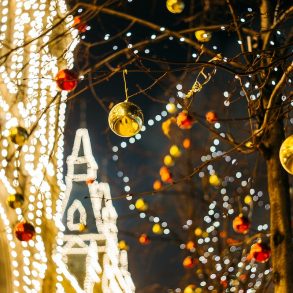 Holiday lights in Los Angeles