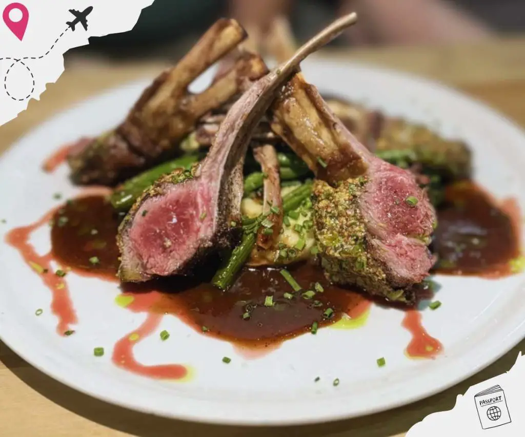 Lamb Chops at Livello in Coral springs Florida