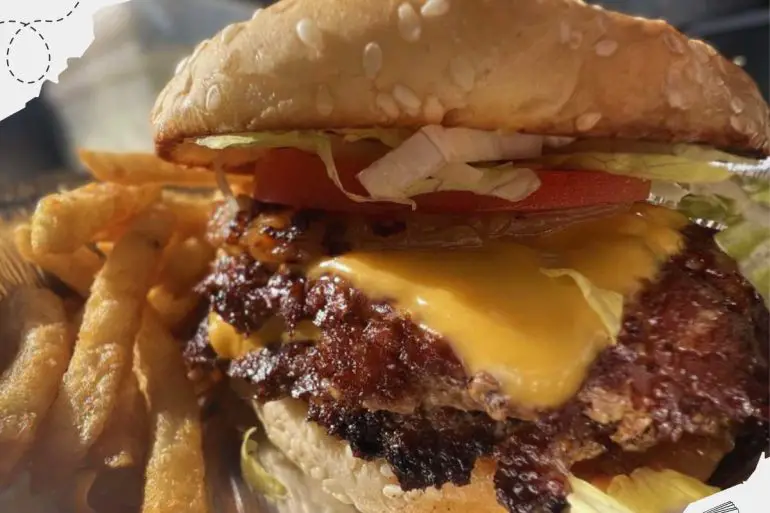 smash burger from Ghost Kitchen in Norfolk VA