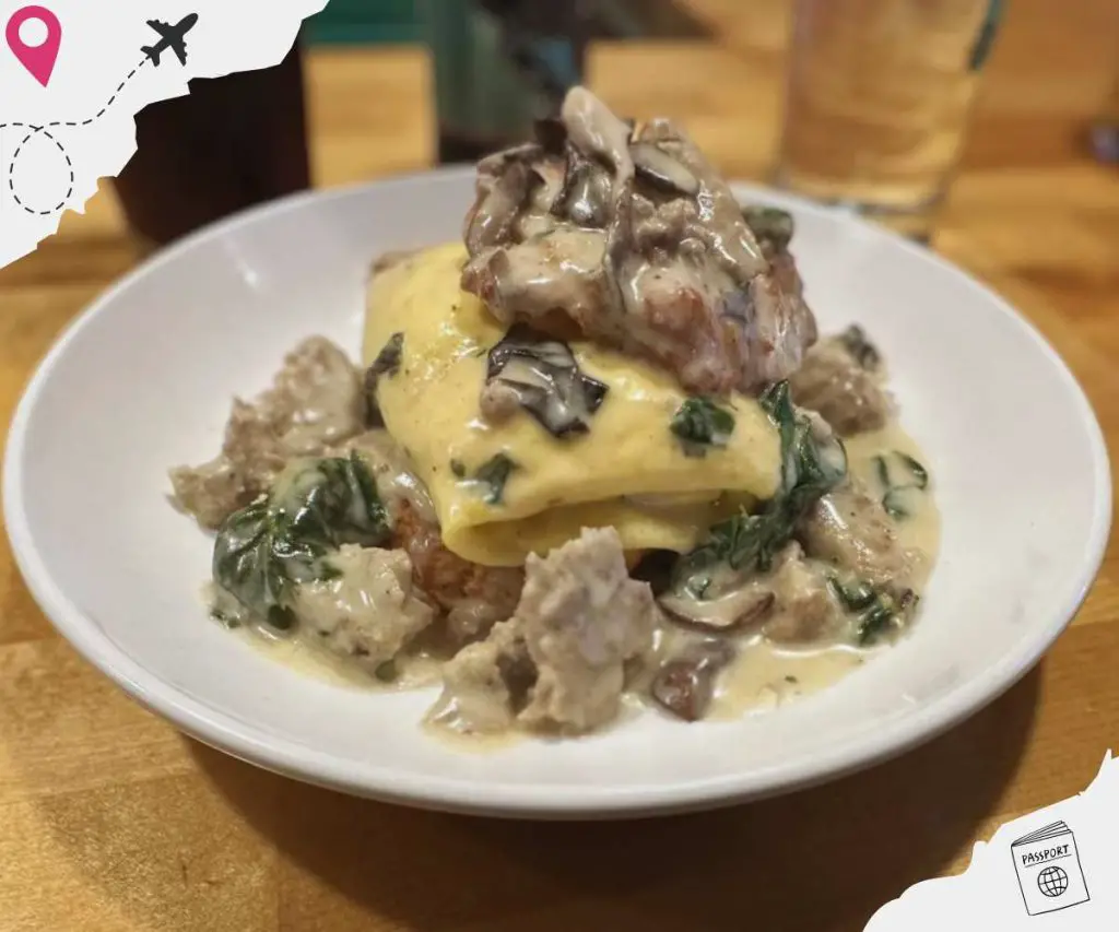 biscuits and gravy at Juneberry Table in Cleveland.