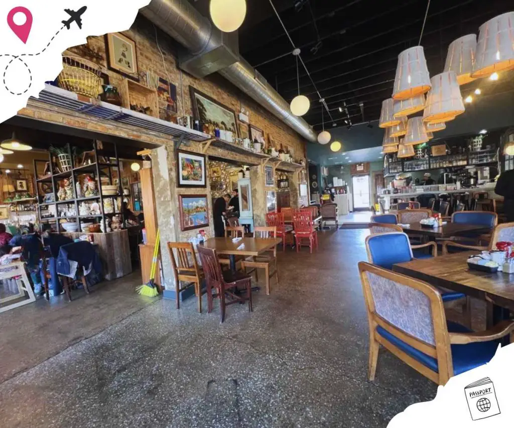interior inside Bryn mawr breakfast club chicago