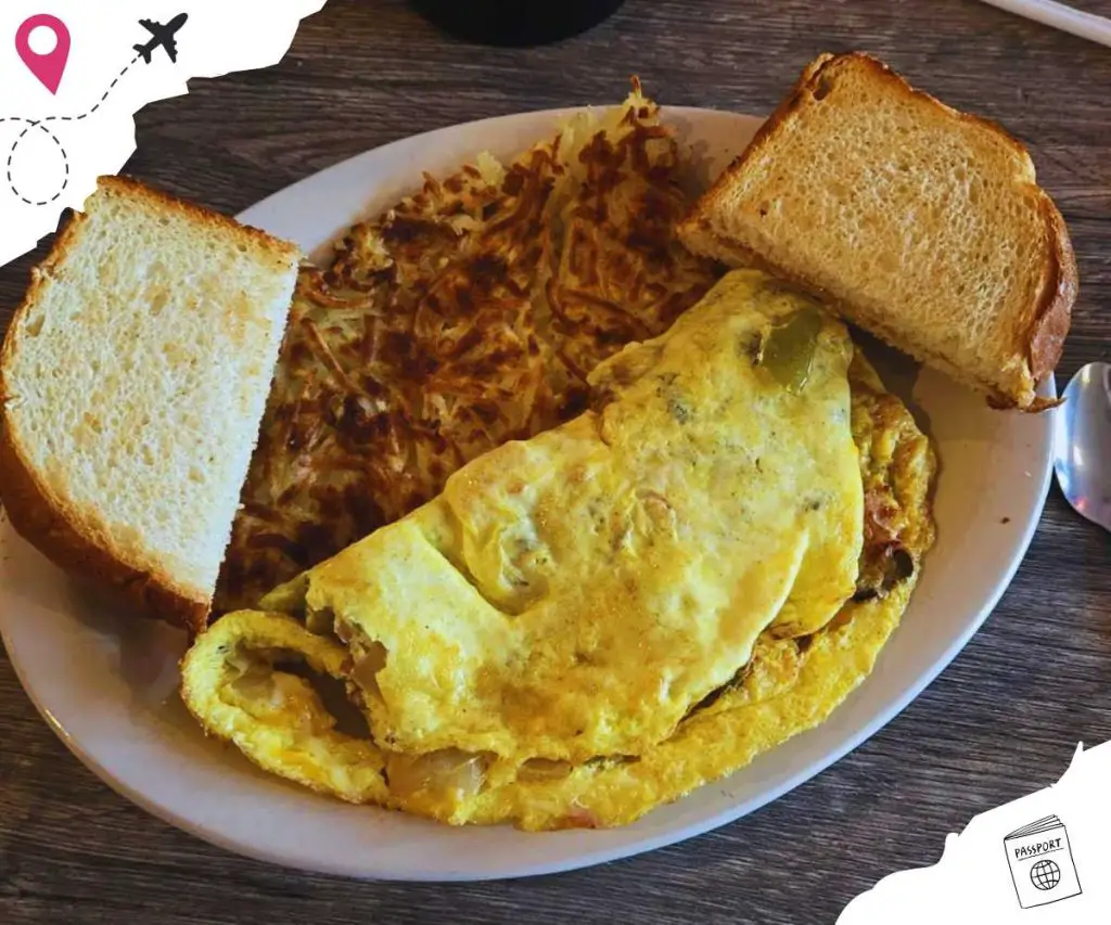 omelet at The Omelet Bar in Cape Coral