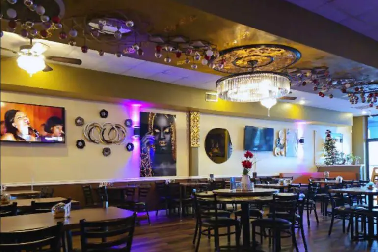 interior js international grill in richardson texas