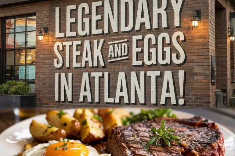 steak and eggs at flavor rich restaurant in Atlanta ga