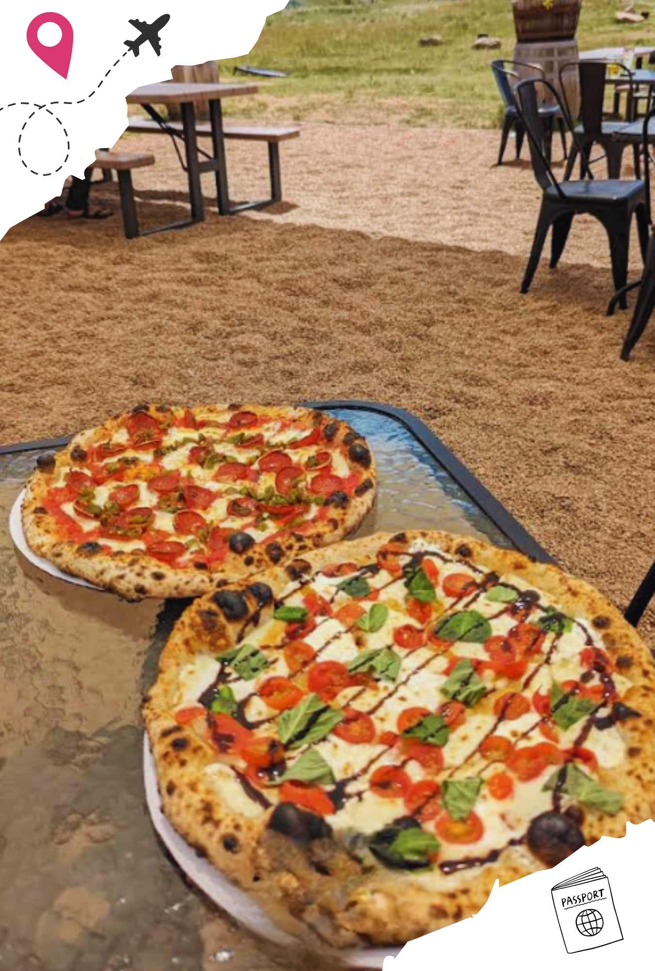 outdoor seating at Orsetto wood fired pizza in Colorado springs Co