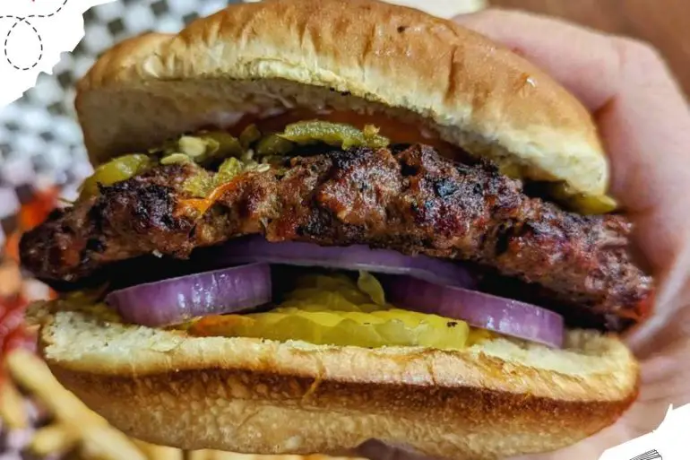 delicious burger at the grill on San Mateo in albuquerque