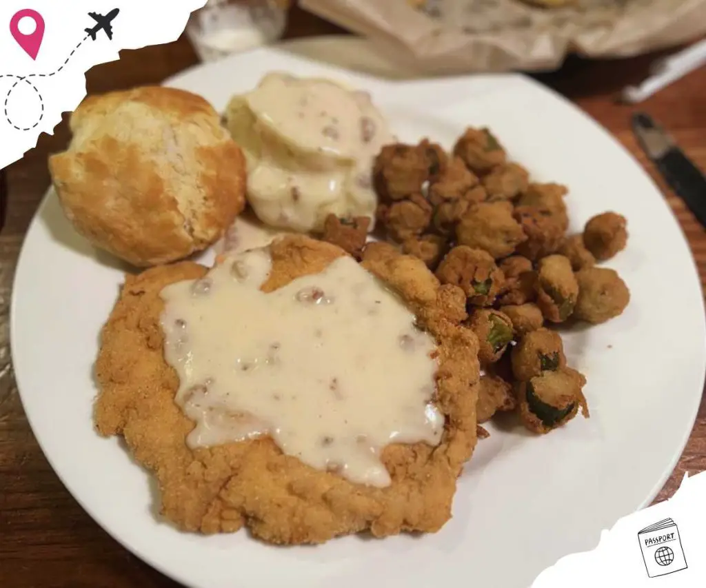 chicken fried chicken at emma's southern cooking in Knoxville tn