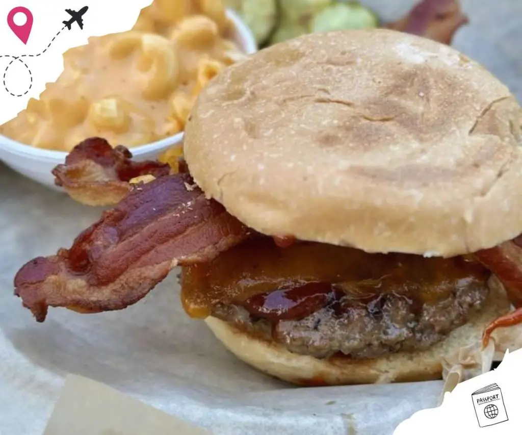 the ranger burger at Emma's Southern Kitchen in Knoxville, TN