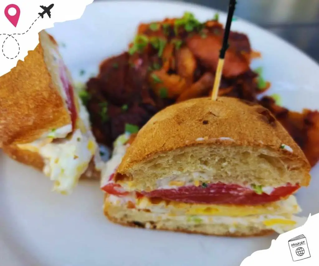 marigold breakfast sandwich at Marigold's Kitchen in Madison Wi
